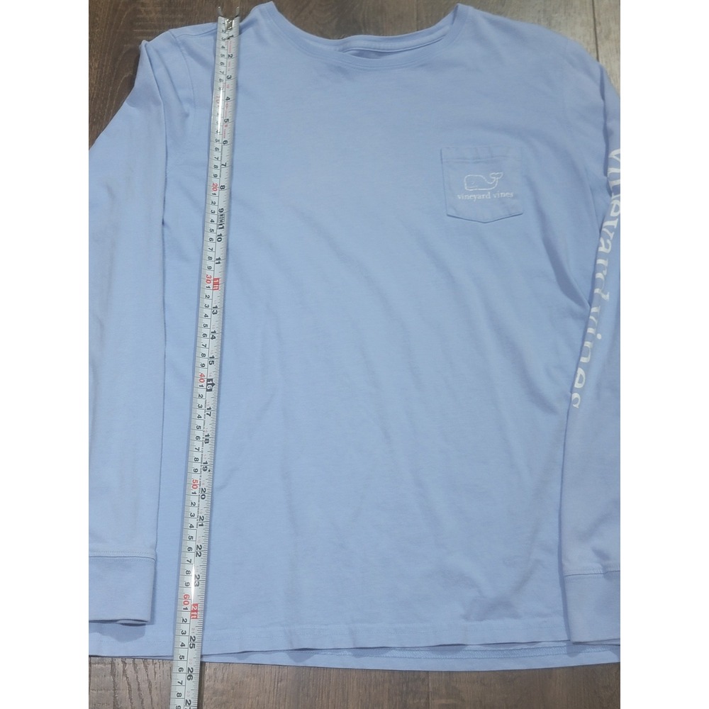 Vineyard Vines Lot of 2 Long Sleeve Pocket T-Shirts Pink Blue Mens Large